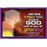 GOD IS GRACIOUS   Modern Christian Wall Dcor   (GWPEACE6762)   "14x12"