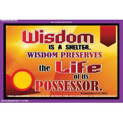 WISDOM   Framed Bible Verse   (GWPEACE6782)   