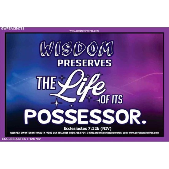 WISDOM   Framed Bible Verses   (GWPEACE6783)   