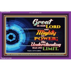 GREAT IS OUR LORD   Framed Bible Verse   (GWPEACE6787)   