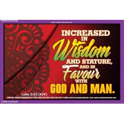 INCREASE IN WISDOM   Framed Bible Verses   (GWPEACE6788)   