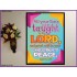 YOUR CHILDREN SHALL BE TAUGHT BY THE LORD   Modern Christian Wall Dcor   (GWPEACE6841)   "12X14"
