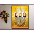 YE SHALL GO OUT WITH JOY   Frame Bible Verses Online   (GWPEACE1535)   "12x14"