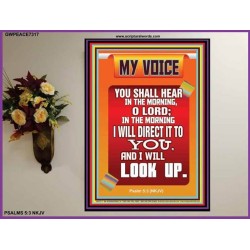 THE VOICE OF GOD   Christian Quote Poster   (GWPEACE7307)   