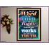 WORD OF THE LORD   Bible Verses Poster   (GWPEACE7370)   "12X14"