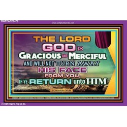 GRACIOUS AND MERCIFUL   Bible Verse Framed for Home Online   (GWPEACE7479)   