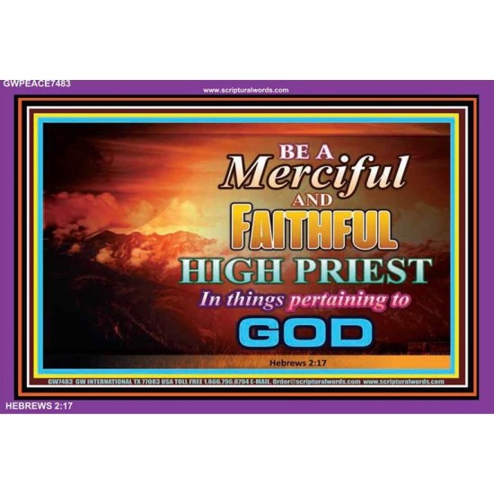 HIGH PRIESTS OF GOD   Framed Bible Verse Art   (GWPEACE7483)   