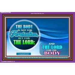 FORNICATION   Bible Verses Framed Art Prints   (GWPEACE7495)   