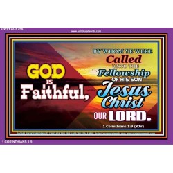 GOD IS FAITHFUL   Bible Verses Frame for Home   (GWPEACE7587)   