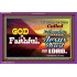 GOD IS FAITHFUL   Bible Verses Frame for Home   (GWPEACE7587)   "14x12"