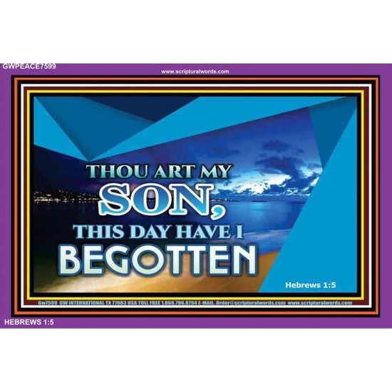 GODS SON   Framed Bible Verses Online   (GWPEACE7599)   