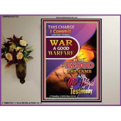 THE WORD OF OUR TESTIMONY   Scripture Signs Prints   (GWPEACE7727)   