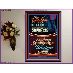 WISDOM A DEFENCE   Scripture Signs Prints   (GWPEACE7729)   