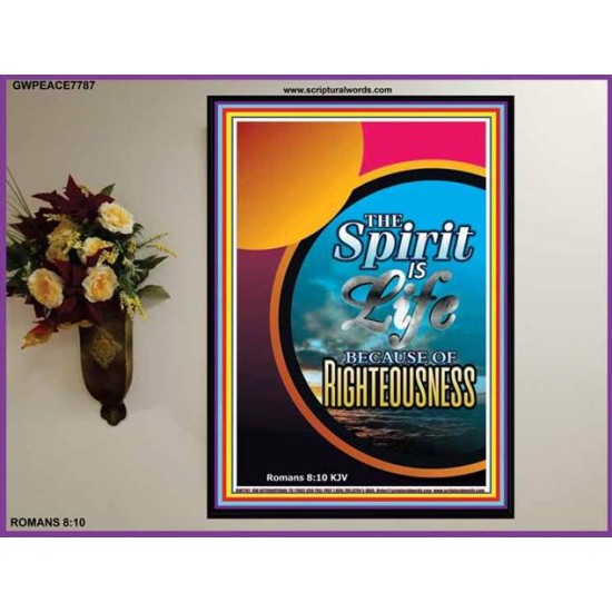 THE SPIRIT OF LIFE   Bible Verses Poster for Home Online   (GWPEACE7787)   