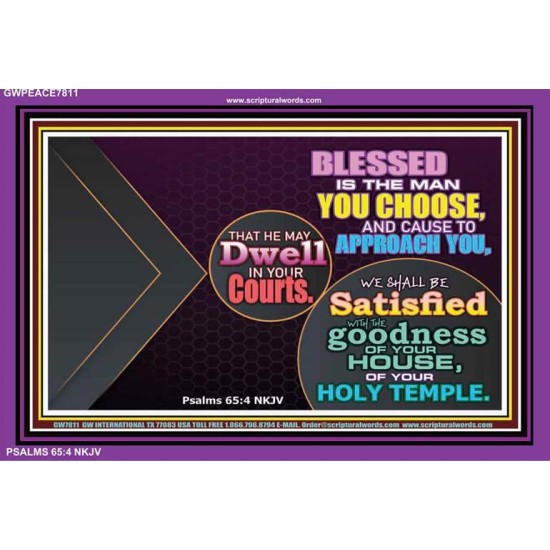 GODS HOLY TEMPLE   Bible Verse Frame   (GWPEACE7811)   