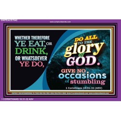 ALL THE GLORY OF GOD   Framed Scripture Art   (GWPEACE7842)   