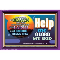 HELP ME O LORD MY GOD   Religious Art Frame   (GWPEACE7880)   