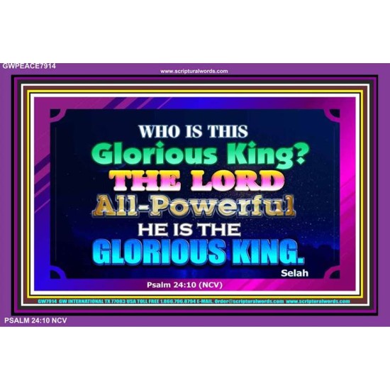 GLORIOUS KING   Wall Art Poster   (GWPEACE7914)   