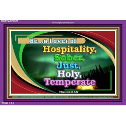 HOSPITALITY   Framed Office Wall Decoration   (GWPEACE7926)   