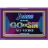 GO AND SIN NO MORE   Acrylic Glass Frame Scripture Art   (GWPEACE7941)   "14x12"