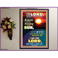 THE RISING OF THE SUN   Bible Verse Poster for Home   (GWPEACE8166)   