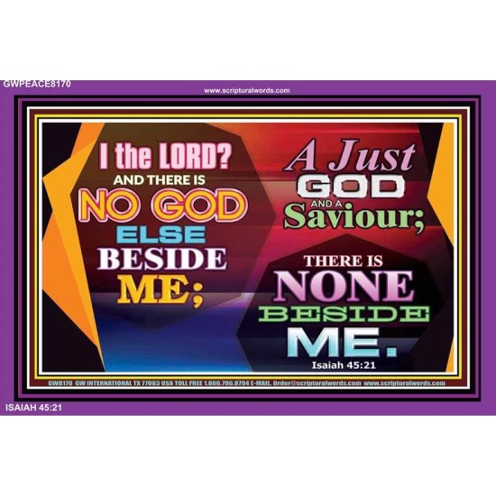 A JUST GOD   Framed Bible Verse Online   (GWPEACE8170)   