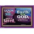 GOD   Large Frame Scripture Wall Art   (GWPEACE8171)   "14x12"