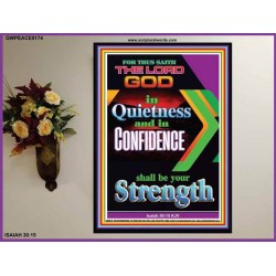 YOUR STRENGTH   Bible Verses Poster   (GWPEACE8174)   