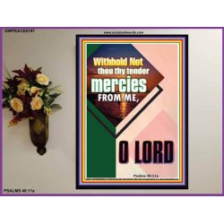 THE MERCYS OF GOD   Inspirational Bible Verses Poster   (GWPEACE8197)   
