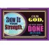 GODS STRENGTH   Custom Wall Art   (GWPEACE8203)   "14x12"