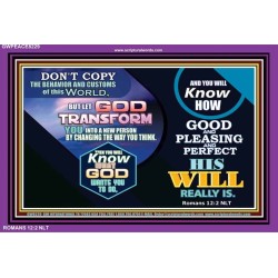 GODS TRANSFORMING POWER   Framed Business Entrance Lobby Wall Decoration   (GWPEACE8229)   