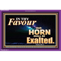 IN THY FAVOUR   Inspirational Bible Verse Framed   (GWPEACE8245)   