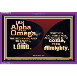 ALPHA AND OMEGA   Scripture Art   (GWPEACE8248)   