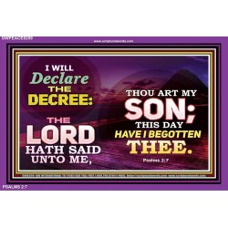 I WILL DECLARE THE DECREE   Christian Paintings   (GWPEACE8299)   