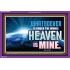 HEAVEN   Framed Sitting Room Wall Decoration   (GWPEACE8304)   "14x12"