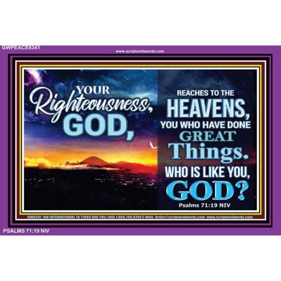 GREAT THINGS   Framed Bible Verses Online   (GWPEACE8341)   