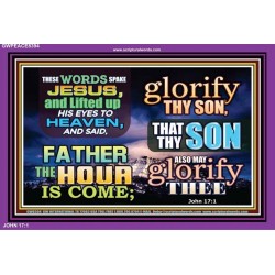 GLORIFY THY SON   Custom Frame Scripture   (GWPEACE8394)   