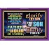 GLORIFY THY SON   Custom Frame Scripture   (GWPEACE8394)   "14x12"