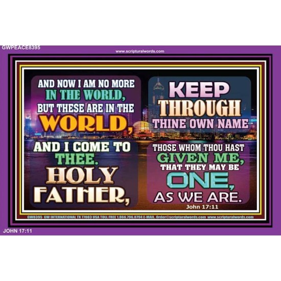 HOLY FATHER   Custom Frame Scriptures   (GWPEACE8395)   