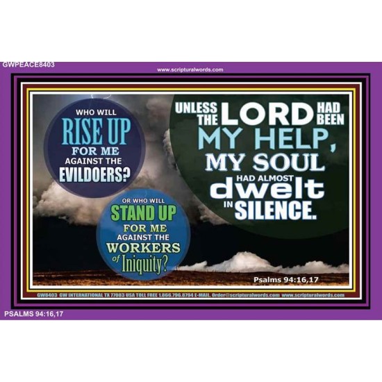 GOD OUR DEFENSE   Custom Framed Scriptural ArtWork   (GWPEACE8403)   