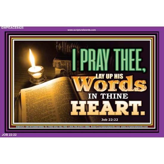 GODS WORD IN OUR HEART   Art & Dcor Frame   (GWPEACE8425)   