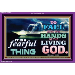 GOD A CONSUMING FIRE   Bible Verse Picture Frame Gift   (GWPEACE8446)   