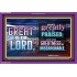 GREAT IS THE LORD   Printable Bible Verses to Frame   (GWPEACE8452)   "14x12"