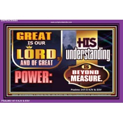 GREAT IS THE LORD   Large Frame Scriptural Wall Art   (GWPEACE8464)   