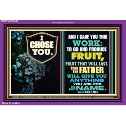 GO AND PRODUCE FRUIT   Bible Verses Framed Art Prints   (GWPEACE8492)   