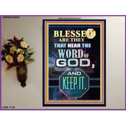 THE WORD OF GOD   Large Poster Scripture Wall Art   (GWPEACE8497)   