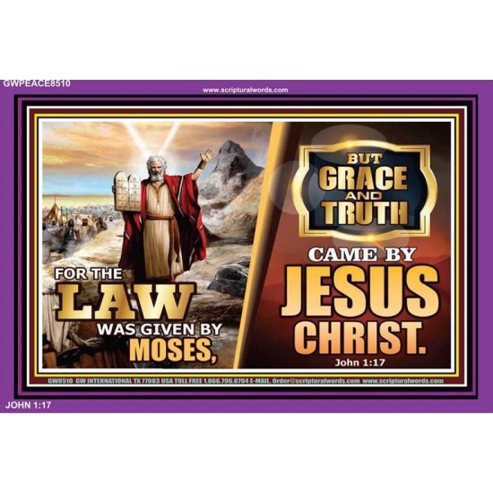 GRACE AND TRUTH   Framed Scriptural Dcor   (GWPEACE8510)   