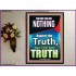 THE TRUTH   Christian Artwork Poster   (GWPEACE8572)   "12X14"