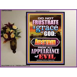 ABSTAIN FROM ALL APPEARANCE OF EVIL   Contemporary Christian Wall Art Poster   (GWPEACE8600)   