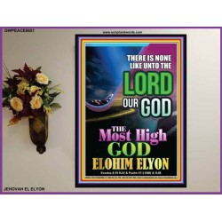 THE MOST HIGH GOD   Bible Verses Poster Online   (GWPEACE8651)   